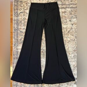 Freshine Women Black Flare Pants Wide Leg Loose USA Small Business Casual Preppy